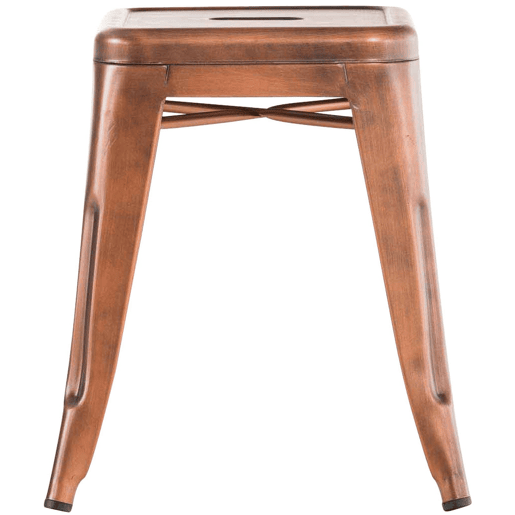 Taburete Armin Metal Cobre 40X40X46 cm