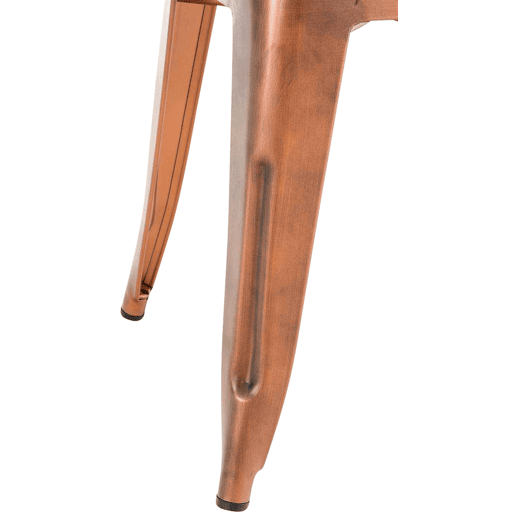 Taburete Armin Metal Cobre 40X40X46 cm