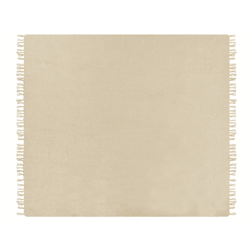Manta CHAOHANI Tecido 220 x 240 cm Creme