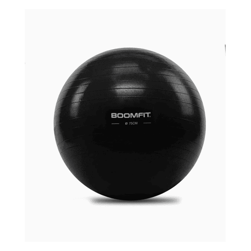 Bola de Pilates Preta 75cm - BOOMFIT