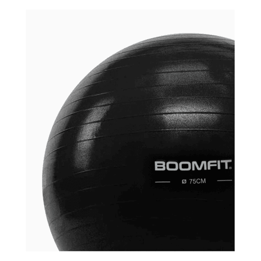 Bola de Pilates Preta 75cm - BOOMFIT