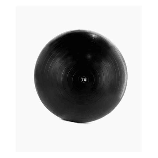 Bola de Pilates Preta 75cm - BOOMFIT