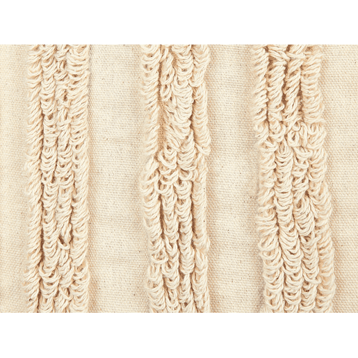 Conjunto de 2 almofadas decorativas TATSOI Algodão 45 x 45 cm Creme Padrão geométrico