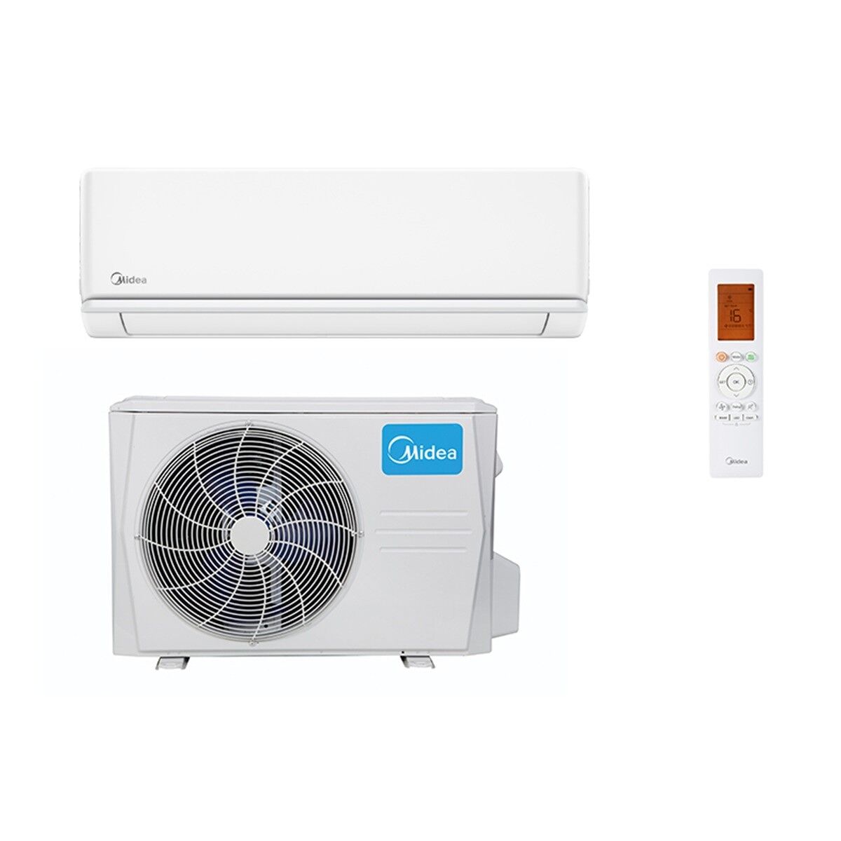 Midea Conjunto 1x1 Split Lite II 3,5 KW R32 LITE 35(12)N8-2