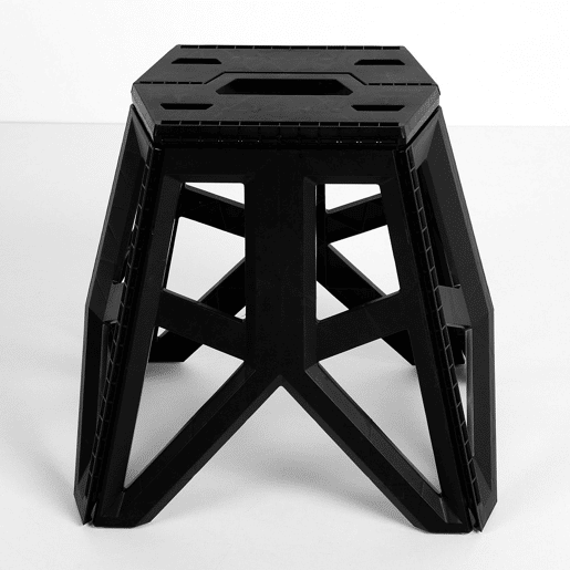 Aktive Taburete plegable camping extraresistente 150 kg casa transporte 41x33x39 cm