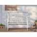 Banco de jardín - Tara - Metal 113x47 Banco de jardín - Tara - Metal 113x47 Blanco