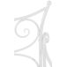 Banco de jardín - Tara - Metal 113x47 Banco de jardín - Tara - Metal 113x47 Blanco
