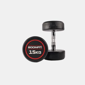 Halteres Redondos de Musculação 15Kg (Par) - BOOMFIT