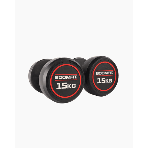 Halteres Redondos de Musculação 15Kg (Par) - BOOMFIT