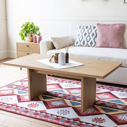 Mesa de centro de madera de estilo escandinavo ALMA