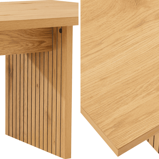 Mesa de centro de madera de estilo escandinavo ALMA