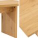 Mesa de centro de madera de estilo escandinavo ALMA Mesa de centro de madera de estilo escandinavo ALMA Marrón