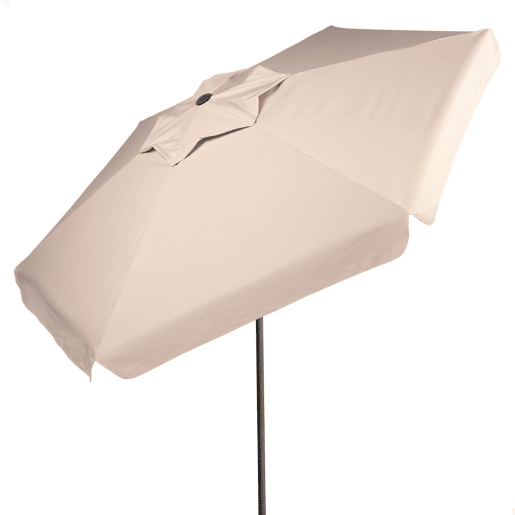 Aktive Guarda-sol de jardim grande hexagonal basculante marfim 230 cm UV50