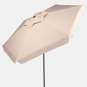 Aktive Guarda-sol de jardim grande hexagonal basculante marfim 230 cm UV50