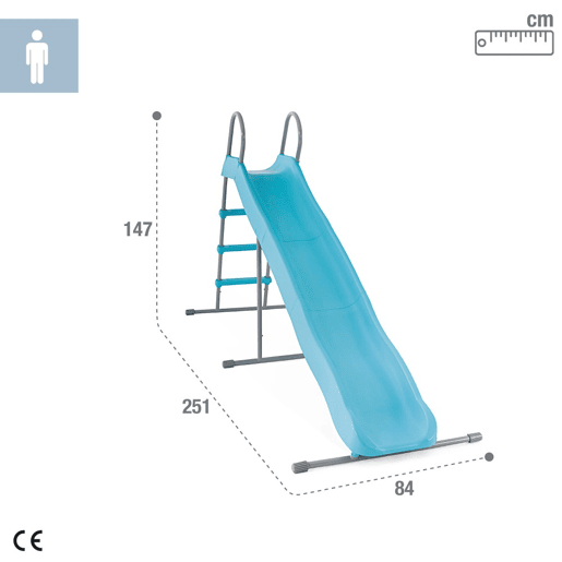 Escorregador infantil 84x251x147 cm INTEX