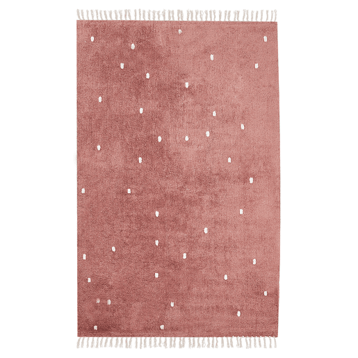 Tapete ASTAF Vermelho claro 140 x 200 cm Algodão