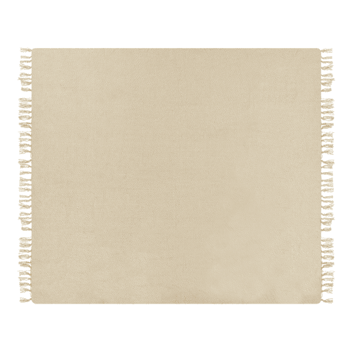 Manta CHAOHANI Tecido 200 x 220 cm Creme