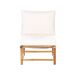 Beliani Silla de jardín CERRETO Beliani Silla de jardín CERRETO Blanco/ Beige