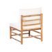 Beliani Silla de jardín CERRETO Beliani Silla de jardín CERRETO Blanco/ Beige