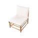Beliani Silla de jardín CERRETO Beliani Silla de jardín CERRETO Blanco/ Beige