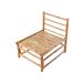 Beliani Silla de jardín CERRETO Beliani Silla de jardín CERRETO Blanco/ Beige