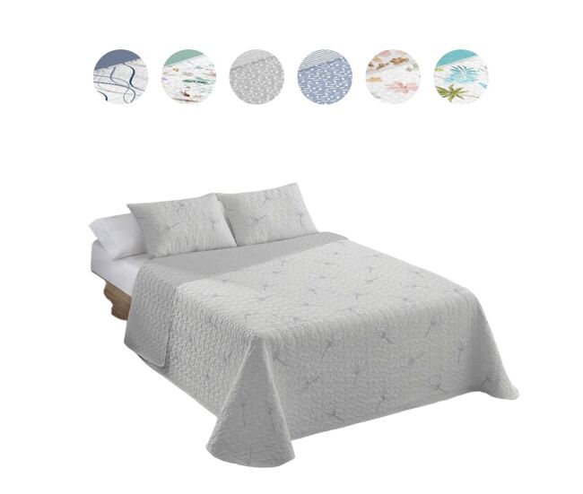 Colcha bouti estampada + fundas cojines sintra cama de 135cm 235x260cm donegal collections