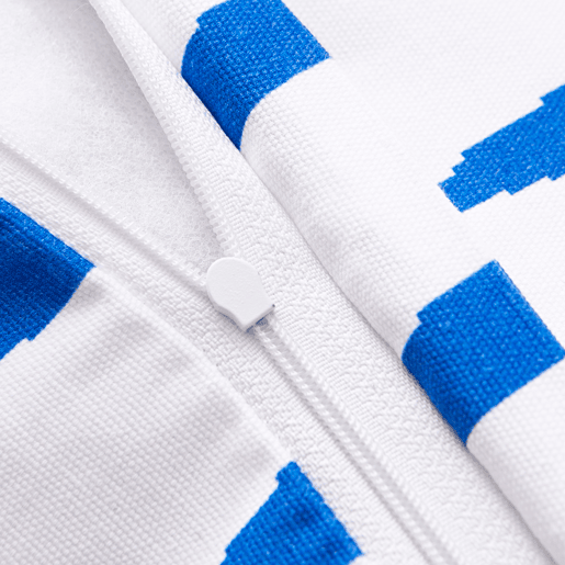 Cojin 40x40cm preenchimento 300gr Polyester 100% Cotton Canvas 300gsm Zanahoria Blue Benefit