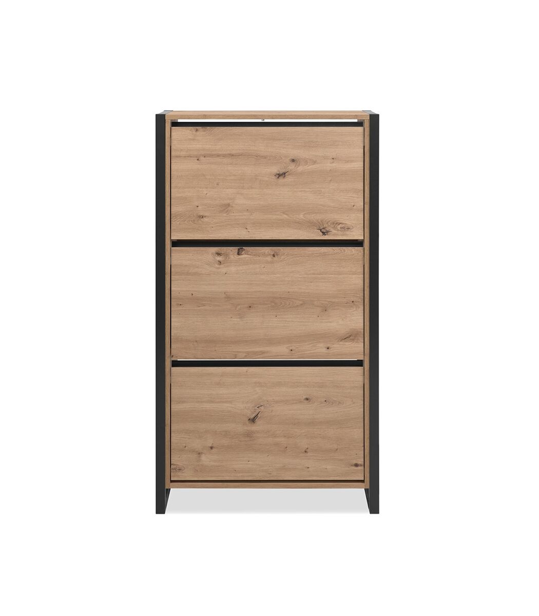 Mueble de zapatos con 3 abatibles l70 cm - denver