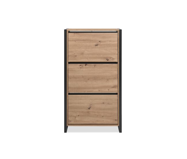 Mueble de zapatos con 3 abatibles l70 cm - denver