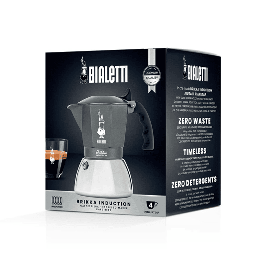 Cafeteira Italiana Bialetti Brikka Alumínio
