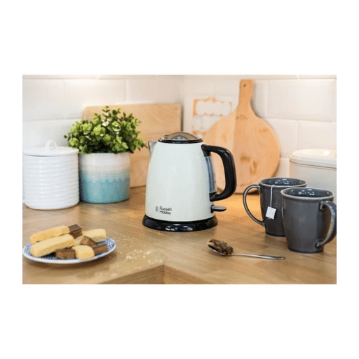 Chaleira de Água Elétrica com Luz LED Russell Hobbs 24994-70 Creme 2400 W (1 L)