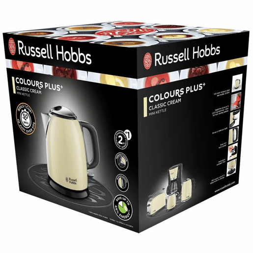 Chaleira de Água Elétrica com Luz LED Russell Hobbs 24994-70 Creme 2400 W (1 L)