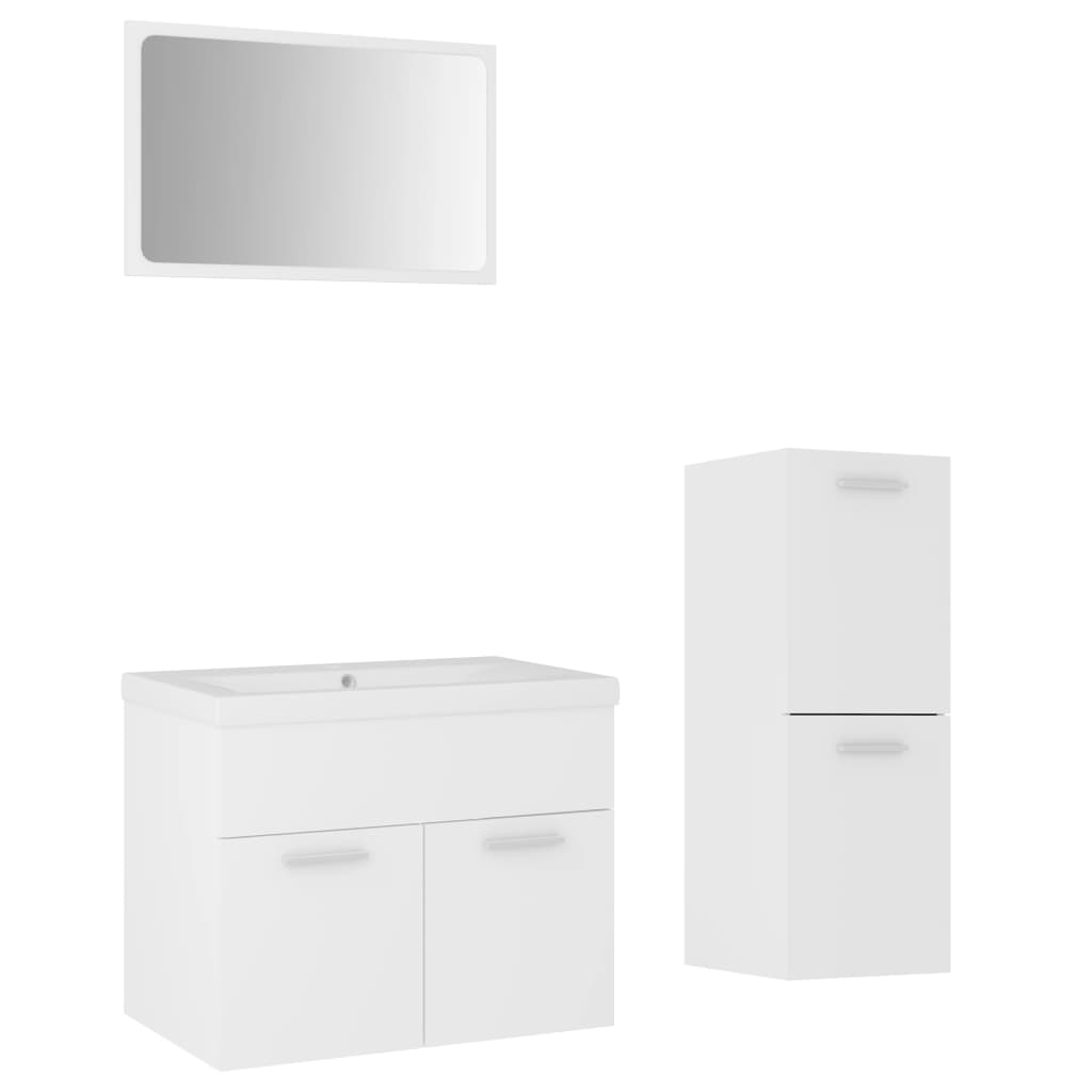 Juego de muebles de baño madera de ingeniería 60