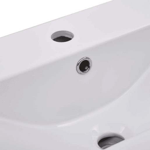 vidaXL Conjunto de móveis de casa de banho derivados madeira branco