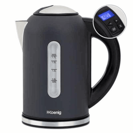 Chaleira Hkoenig BOE52 2200 W Preto Aço inoxidável 2200 W 1,7 L 1,7 L