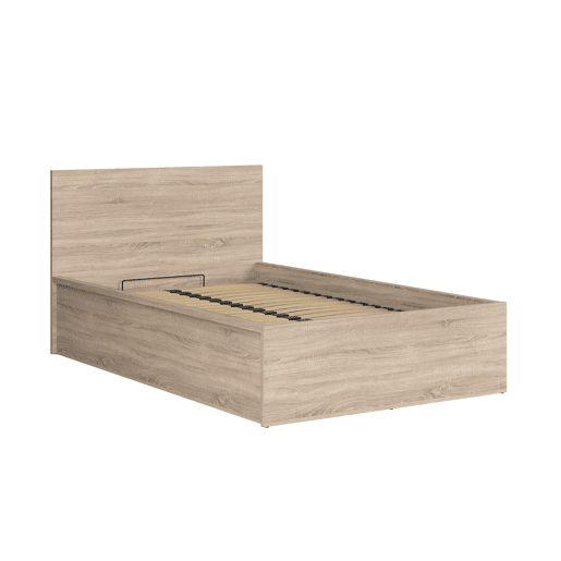 Cama box Edwin Madeira Clara 120x200 incluindo base de ripas