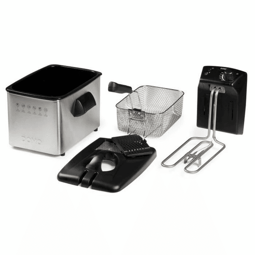 Fritadeira DOMO DO465FR 4 L 3000 W Prateado Aço