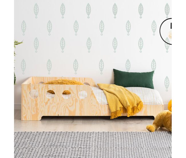 Cama 70x140 con somier adrien madera