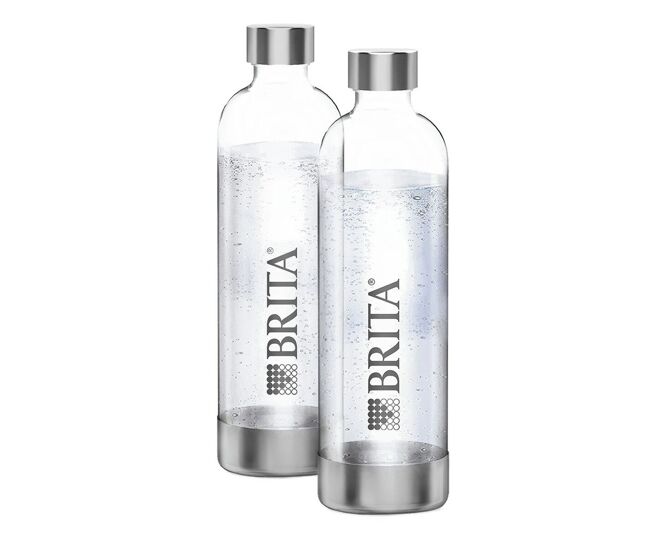 Botella de agua sodaone brita 1043722 transparente plateado 1 l