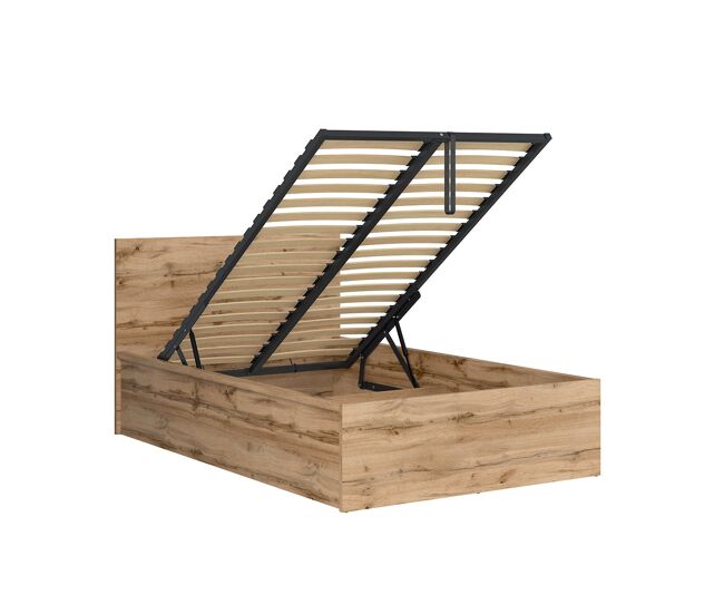 Cama canapé 120x200 con somier edwin madera