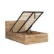 Cama canapé con somier Edwin 129x129 Cama canapé con somier Edwin 129x129 Madera