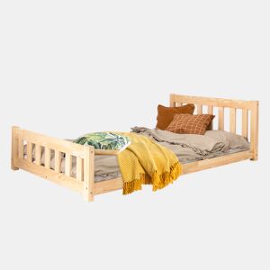 Cama 90x190 com estrado de ripas Adeline Bois