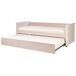 Beliani Cama nido Terciopelo LIBOURNE 102x220 Beliani Cama nido Terciopelo LIBOURNE 102x220 Rosa Talco