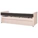Beliani Cama nido Terciopelo LIBOURNE 102x220 Beliani Cama nido Terciopelo LIBOURNE 102x220 Rosa Talco