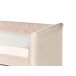 Beliani Cama nido Terciopelo LIBOURNE 102x220 Beliani Cama nido Terciopelo LIBOURNE 102x220 Rosa Talco