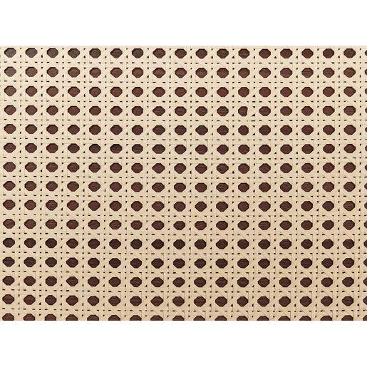Cama Rattan MONPAZIER 180 x 200 cm Castanho escuro