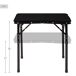 Aktive Mesa plegable camping maletín pequeña Aktive Mesa plegable camping maletín pequeña Negro