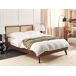 Beliani Cama Tablero de partículas, Ratán MONPAZIER Beliani Cama Tablero de partículas, Ratán MONPAZIER Marrón