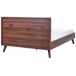 Beliani Cama Tablero de partículas, Ratán MONPAZIER Beliani Cama Tablero de partículas, Ratán MONPAZIER Marrón