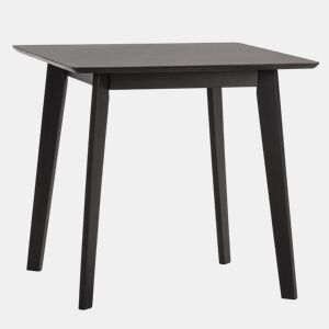 Mesa de jantar Pomago 80x80 cm cor Preto